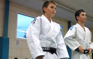 Remise de ceintures noires pour trois judokas