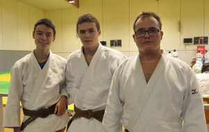 Katas réussis pour trois judokas